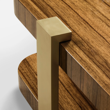 TWICE - Low rectangular wooden coffee table by JOSÉ LEITE DE CASTRO - view 3